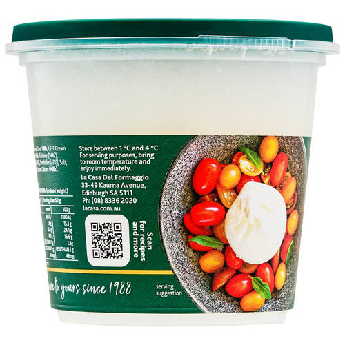 Front shot 3, La Casa Burrata 150g