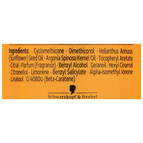 Ingredients 1, Extra Care Daily Oil Elixir 100ml