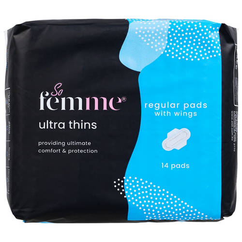 Front shot 2, Assorted Ultra Thin Pads