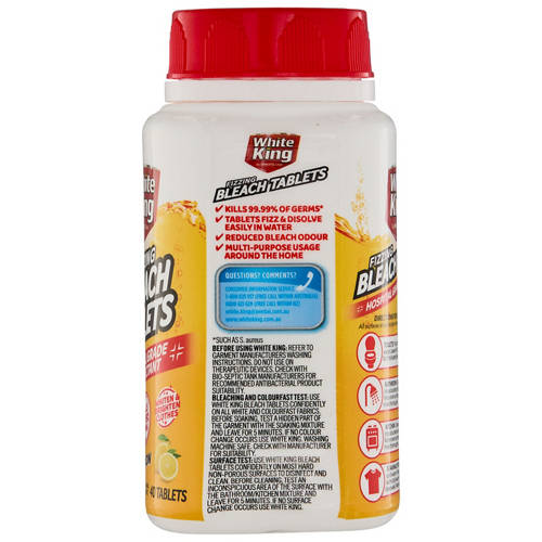 Front shot 4, Bleach Tablets Lemon 40 Pack