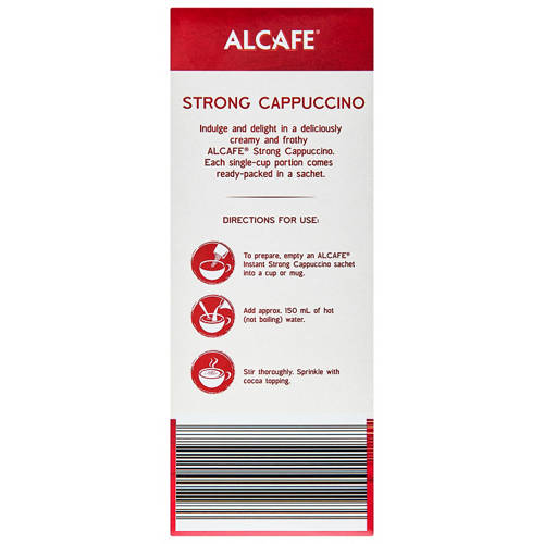 Front shot 3, Strong Cappuccino Sachets 10 Pack 132g