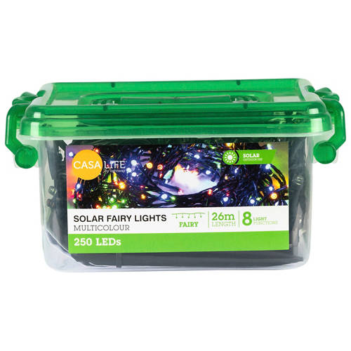 Front shot 3, Solar LED Fairy Lights 250 Pack