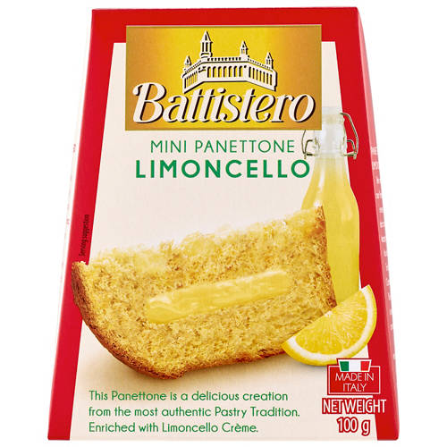 Front shot 2, Mini Panettone Limoncello 100g
