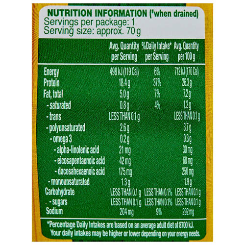Nutrients 1, Tuna Chunks in Oil 425g