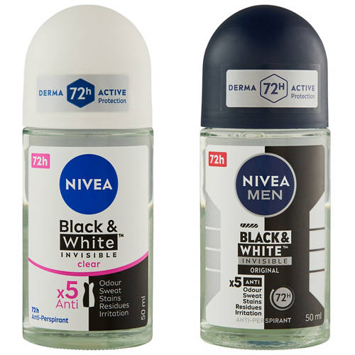 Group 1, Roll On Anti Perspirant Deodorant B&W 50ml