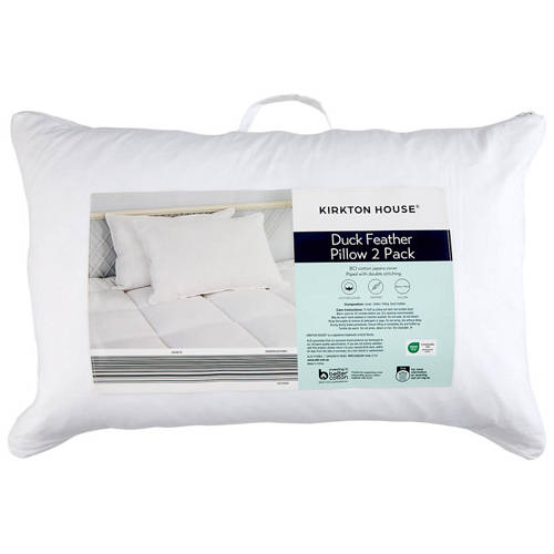 Front shot 2, Feather Pillow 2 Pack