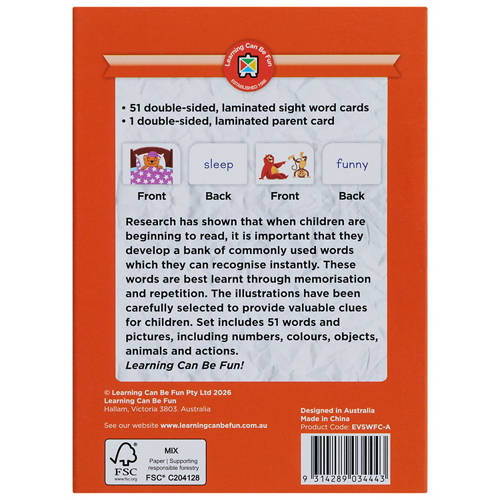 Front shot 2, Educational Workbooks or Flash Cards