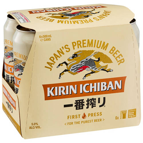 Front shot 1, Japanese Premium Beer 6 Pack 500ml