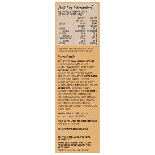 Nutrients 1, San Choy Bow Meal Kit 342g