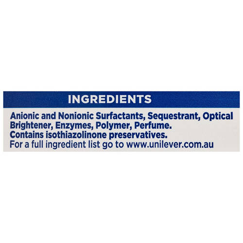 Ingredients 1, Ultimate Laundry Liquid 2L
