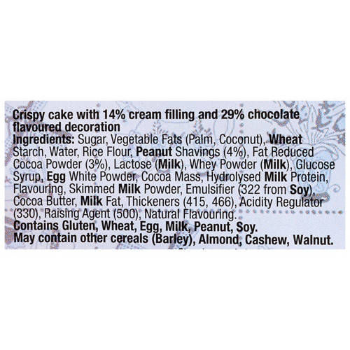 Ingredients 1, Eclairette Twins 150g