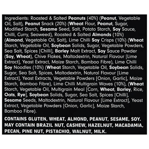 Ingredients 1, Entertainers Party Blend 550g