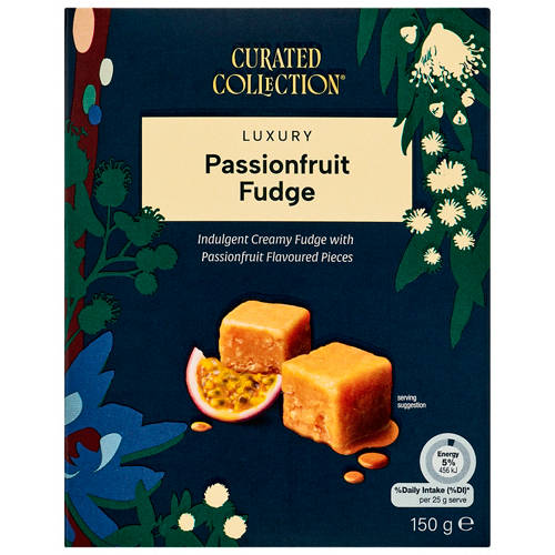 Front shot 2, Gourmet Passionfruit Luxury Fudge 150g