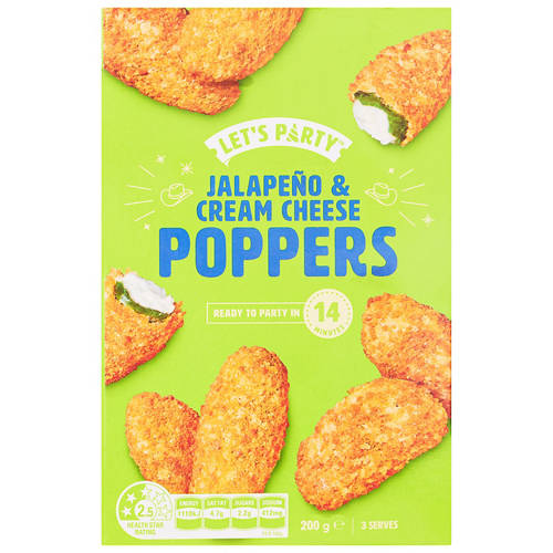 Front shot 2, Jalapeno & Cream Cheese Poppers 200g