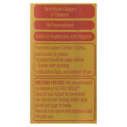 Nutrients 1, Instant Coffee Classic Medium Roast 100g
