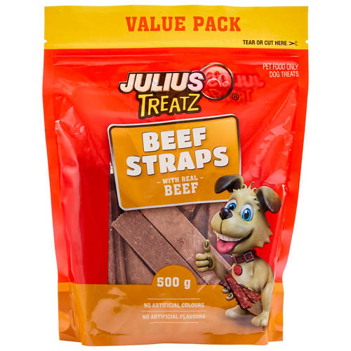 Dog Treat Straps 500g Product Image Front shot 01