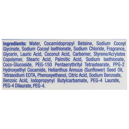 Ingredients 1, Triple Moisturising Body Wash 1L