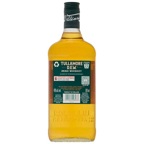 Front shot 2, Irish Whiskey 700ml