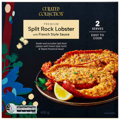 Front shot 2, Split Rock Lobster with French Style Sauce 450g