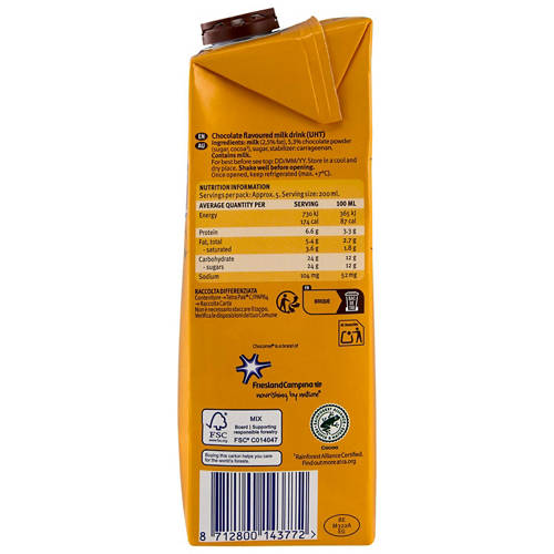 Nutrients 1, Original Milk Chocolate 1L