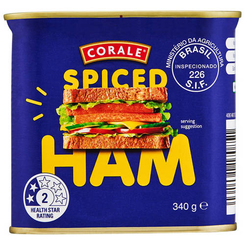 Front shot 2, Spiced Ham 340g