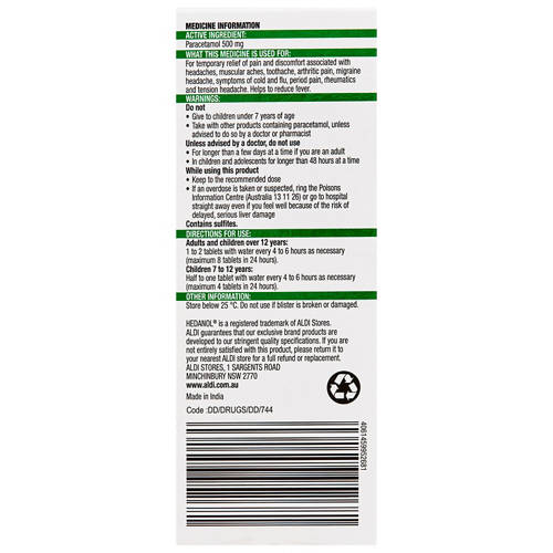 Front shot 3, Paracetamol Capsule Shaped 16 Pack