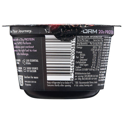 Front shot 4, Perform Mixed Berry 175g