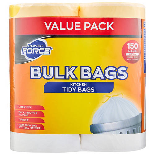 Front shot 2, Kitchen Tidy Bags or Garbage Bags Bulk Pack