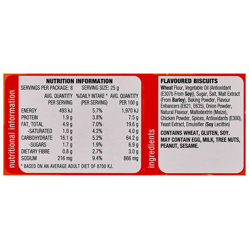 Nutrients 1, Shapes Chicken Crimpy 200g 8 Pack
