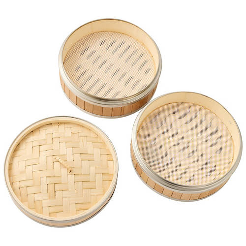 Front shot 3, Bamboo Steamer Basket