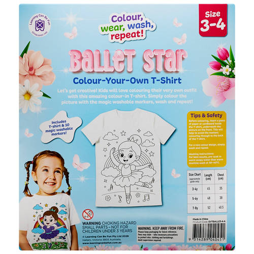 Front shot 2, Colour Your Own T-Shirt