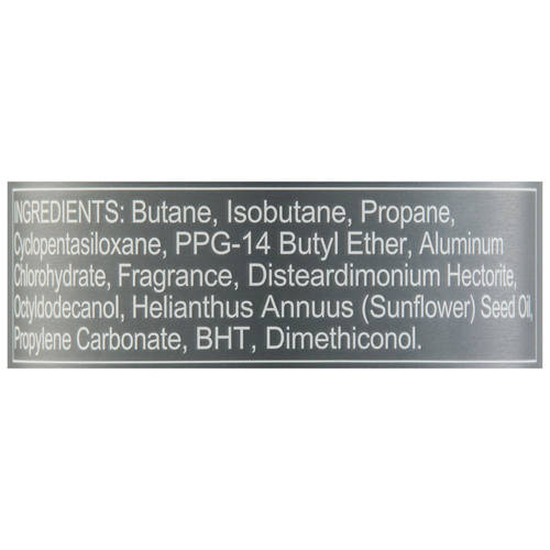 Ingredients 1, APD Aerosol Twin Pack for Men or Women 2 x 145g