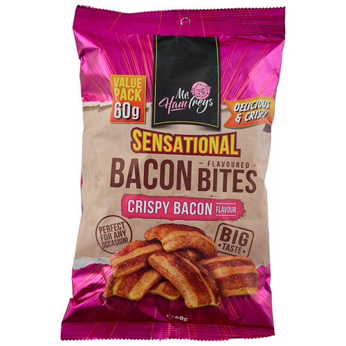 Bacon Bites 60g Product Image Front shot 01