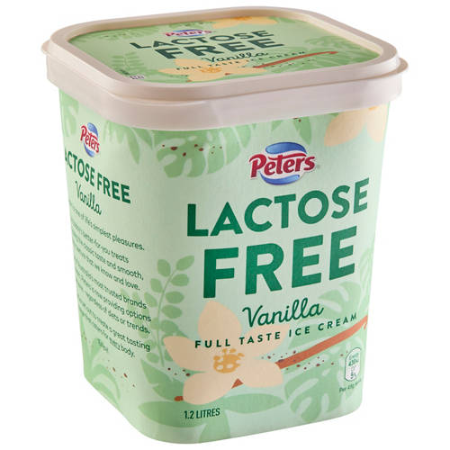 Lactose Free Vanilla Ice Cream 1.2L Product Image Front shot 01