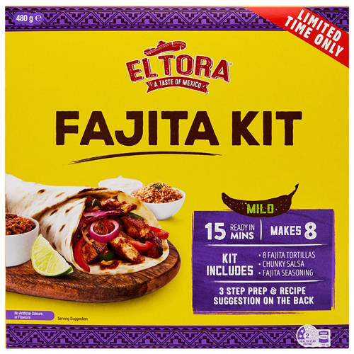 Front shot 2, Fajita Meal Kit 480g