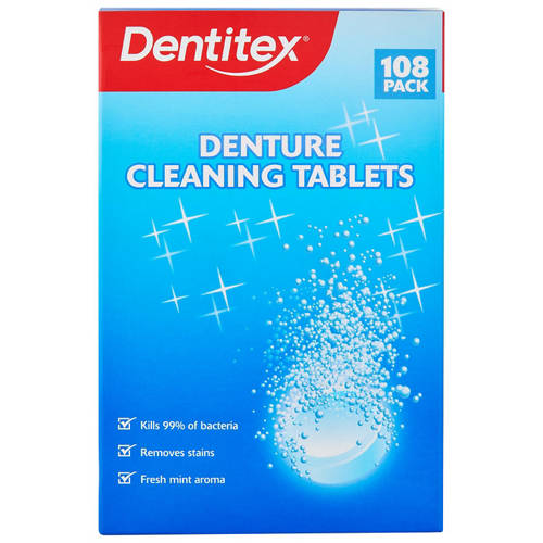 Front shot 2, Denture Cleaning Tablets 108 Pack