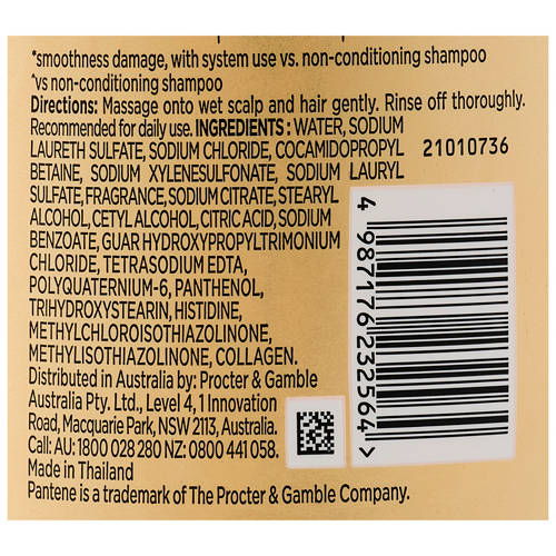 Ingredients 1, Miracles Collagen Repair & Protect Shampoo or Conditioner 600/650ml