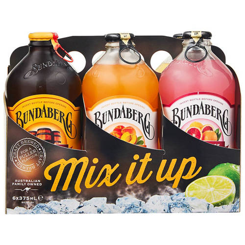 Front shot 2, Brewed Mix It Up 6 Pack 375ml