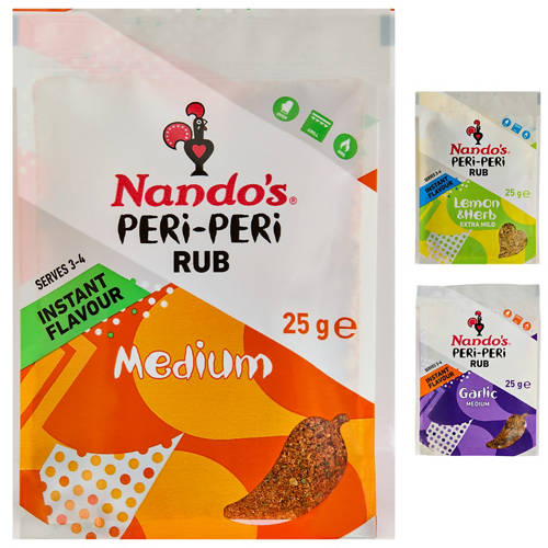 Group 1, Medium Peri Peri Rubs 25g