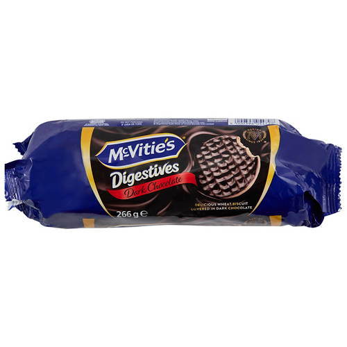 Dark Chocolate Digestives 266g Product Image Front shot 01
