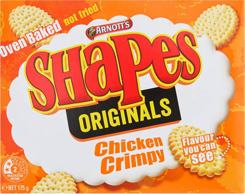 Front shot 2, Shapes Chicken Crimpy 175g