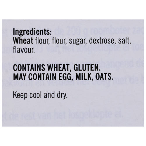 Ingredients 1, Boterkoek Mix 400g