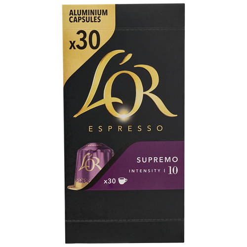 Front shot 2, Coffee Capsules Supremo 30 Pack