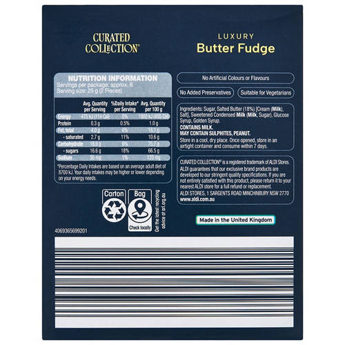 Front shot 3, Luxury Fudge 150g