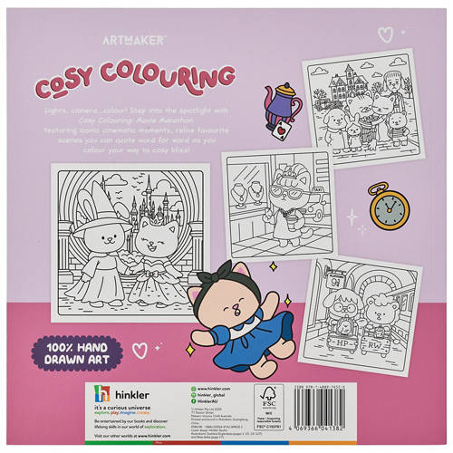 Front shot 2, Cosy Colouring Books
