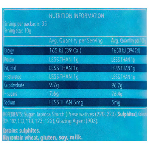 Nutrients 1, 100's & 1000's Sprinkles 350g