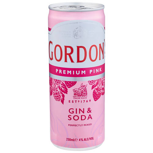 Front shot 3, Pink Gin and Soda 4x250ml