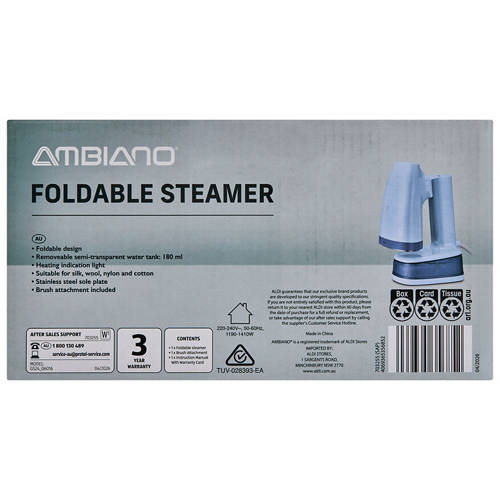 Front shot 5, Foldable Handheld Steamer