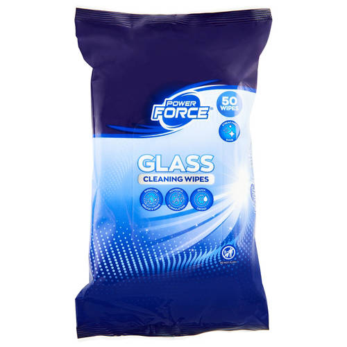 Front shot 2, Glass Cleaning Household Wipes 50 Pack