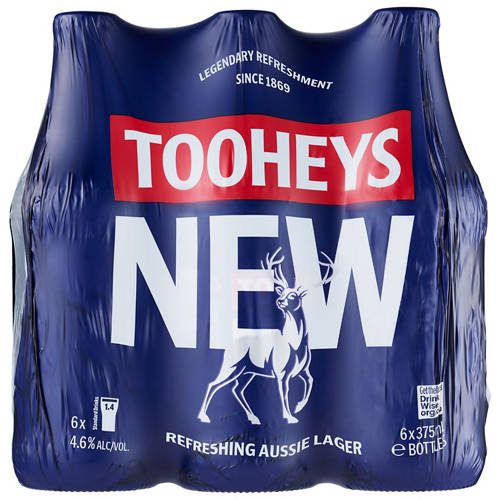 Front shot 2, Toohey's New 6 Pack 375ml